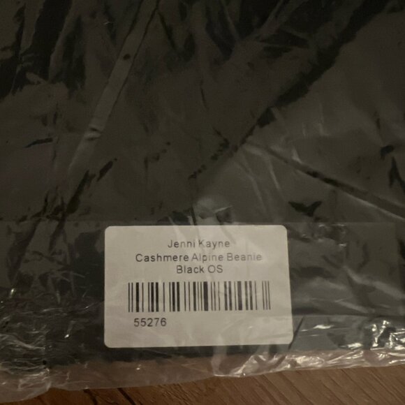 NWT Jenni Kayne Cashmere Alpine Beanie Black - Picture 4 of 4